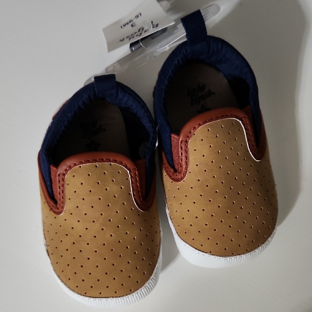 Baby B'gosh Brown and Blue Walker Shoes